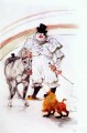 at the circus horse and monkey dressage 1899 Toulouse Lautrec Henri de